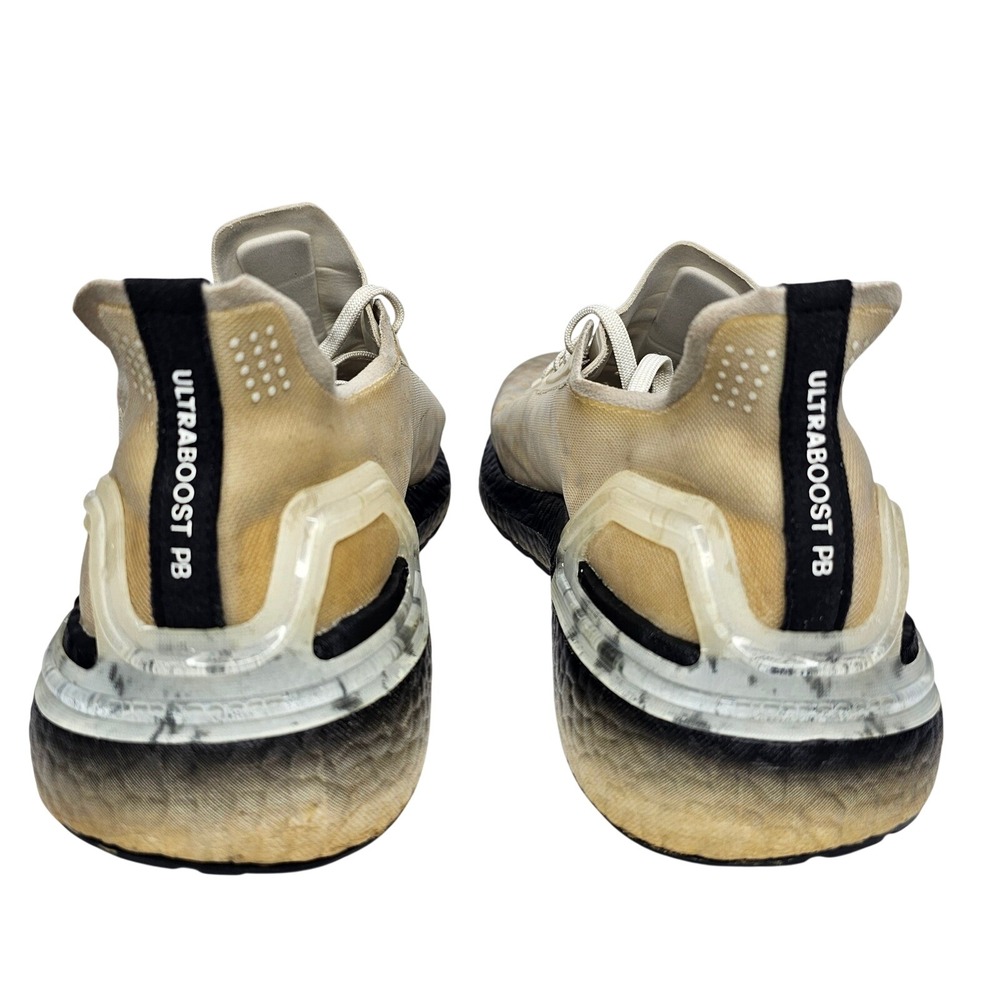 Adidas Ultraboost PB Mens Size 10 White‎ Core Black Running Shoes EG0915 - Picture 6 of 11